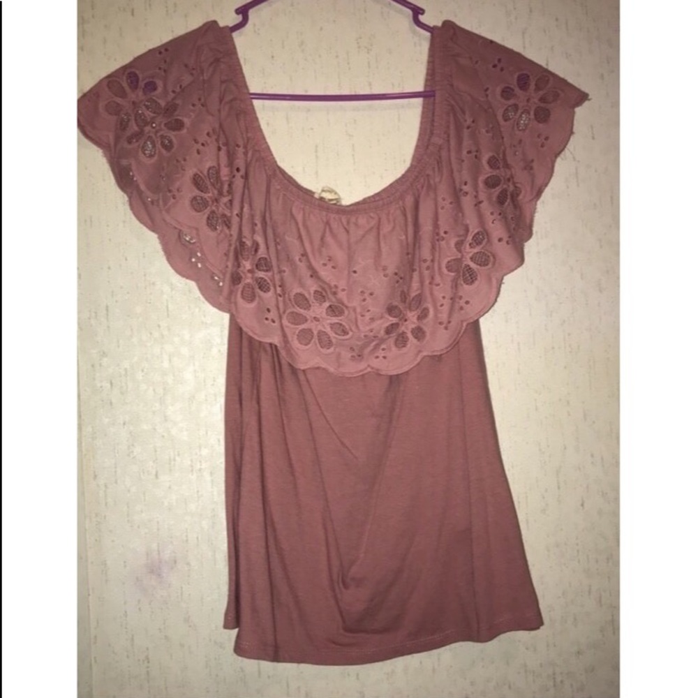 Off the shoulder shirt